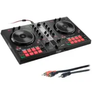 Hercules DJControl Inpulse 300 2-Deck USB with 3.5mm Mini to RCA Cables