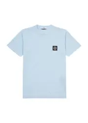Stone Island Kids Logo Cotton T-shirt (10-12 Years) - Blue - 12YR (12 Years) 12YR (12 years)