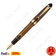 Pilot Namiki CUSTOM 823 Plunger Type Transparent Brown Medium Nib FKK-3MRP-BN-M