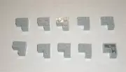LEGO NEW 2x2 Light Bluish Grey Brick Corner (10x) 4211349 Brick 2357