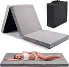 Memory Foam Mattress, Portable Floor Guest Bed Soft, with Dust Cover, 71"X24"X3"