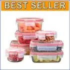 Complete Meal Prep Solution: 14pc Airtight & Dishwasher Safe Glass Container Set
