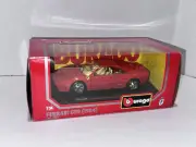 Vintage BBurago Ferrari GTO 1984 1/24 Made in Italy Die Cast Model Car MIB