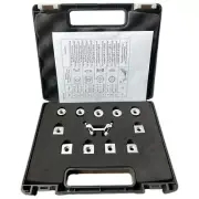 Leeb Hardness Tester Support Rings 12 Pcs Leeb Hardness Tester Adapter Ring Set