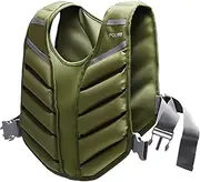 Polyfit (Sierra) Weighted Vest for Workout – 10lb, 15lb, 20lb – Weight Vest for Men & Women - Enhance Strength Training & Endurance