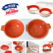 Microwave Oven Two Egg Poacher Sandwich Kitchen Maker Cookware Breakfast Cooker