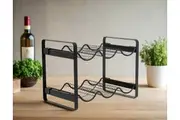 Salt & Pepper Bond Wave 6 Bottles Wine Rack