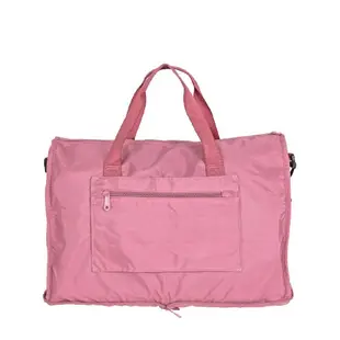 【HAPI+TAS】日本原廠授權 摺疊旅行袋(大)-霧面粉色