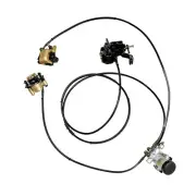 Front Rear Hydraulic Brake Caliper Master Cylinder Reservoir Go Kart Buggy Golf