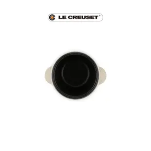 LE CREUSET琺瑯鑄鐵萬用窈窕鑄鐵鍋/ 18CM/ 杏仁奶茶/ 鋼頭