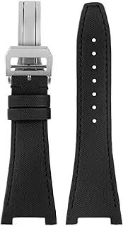 [FKMBD] For IWC Ingenieur Family IW500501 IW378507 Watch Strap Concave Interface Bracelet Waterproof Cowhide Bottom Nylon Watchbands