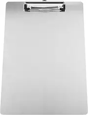Metal Clipboard Folder A4 Stainless Steel Clip Board Bill Storage Folder Writing File Board Menu Splint for Business