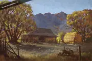 Conrads Barn, Vernon Murdock, Oil Painting, Agriculture Art, Giclee, Best Seller