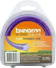 Bynorm Star Trimmer Line, 1.65 mm Size, Purple