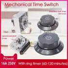Cabinet Microwave Oven Mechanical Time Switch Knob Timer Switch with Bell