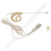 snug beige head headset microphone for Audio Technica wireless mic snail design