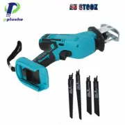 Cordless Electric Reciprocating Saw With 4 × Blades Wood Cutting For 18V Makita