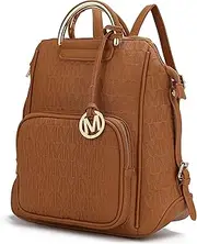 [MKF Collection] MKF Backpack Purse for Women & Teen Girls – PU Leather Top-Handle Ladies Fashion Travel Pocketbook Bag – Daypack