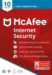 McAfee Internet Security 2025 10 Devices 1 Year