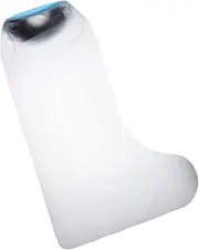 SAFIGLE Leg Cast Cover for Shower Comfortable Protective Leg Cover for Bathing Flexible Design Easy to Wear Seals Without Glue Tape for Injured Foot Areas