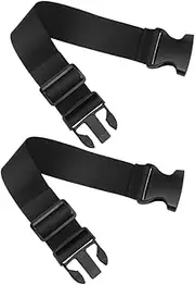 BESPORTBLE 2Pcs Adjustable Heavy Duty Luggage Straps with Buckles Practical Cargo Bundle Strap for Securely Fastening Backpacks and Luggage Lightweight and Portable for Outdoor Camping and