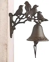 Funny Home Doorbell | Ringer Bird Door Bell Rustic - Door Ring Bell Farmhouse Decor, Doorbell Chime Cast Iron, Wall Mounted Doorbell for Homes, Workplaces
