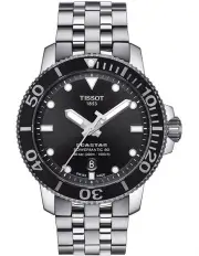 [Tissot] Seastar 1000 Powermatic 80 T1204071105100 Automatic Watch in Black