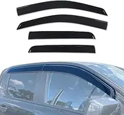 AUSGO Weathershields Compatible with Ford Ranger Next-Gen Dual Cab 2022-Onwards, Injection Weather Shields Window Visors Wind Deflectors Sun Rain Guard 4PCS Set