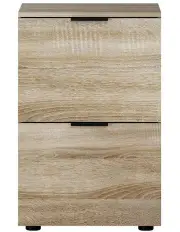 [Artiss] 2 Drawer Filing Cabinet in Oak