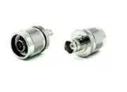 10pcs RF Coax Adapter N Male/Plug to BNC Female/Jack Nickel Plated Gold Pin