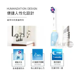 Oral-B 歐樂B ( PRO500 ) 全新亮白3D電動牙刷 -原廠公司貨