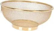 WOONEKY Stainless Steel Mesh Strainer Basket for Drain/Colander Rice Strainer Fine Mesh