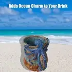 Handmade Statue Sea Animal Mug Anti Scalding Resin Coffee Mug School/Office
