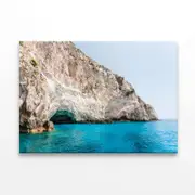 A Cliff with a Body of Water Print 100% Australian Made 90 x 60cm (Stretched)