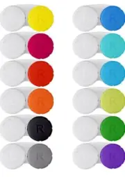 12PCS Colorful Contact Lens Case Immersion Kit Leak-Proof Packaging Suitable ...