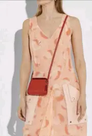 NWT Coach Limited Edition Top Turnlock Crossbody 874 in Mango - Geometric 9043