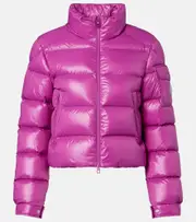 [Moncler] Moncler Petra cropped down jacket UK 16 purple