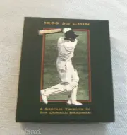 #C25. 1996 SIR DONALD BRADMAN PROOF $5 CRICKET COIN