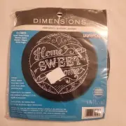 Dimensions Learn a Craft EMBROIDERY HOME SWEET HOME #72-74059 NOS NEW SEALED