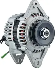 New Alternator for 2cyl Diesel YANMAR 2YM15 04-On 04-On LRA03783, 128271-77200, 10Clock 60Amp Internal Fan Type Solid Pulley Type Internal Regulator CW Rotation 12V