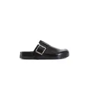 [LOEWE] LOEWE MAN BLACK MULES Black