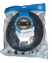 Audio Y-Splitter Cable,RCA Y Cable with Nylon-Braided Breakout Cord 3.5mm to...