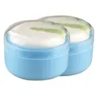 2 Pcs Powder Container Puff Makeup Powder Jar Infant Powder Container