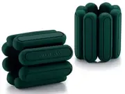 Adjustable Wrist & Ankle Weight-Set of 2 (1lb), Wearable Wrist Blackish green