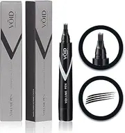 VOID Homme Beard Filler and Shaping Kit for Men (Black): Waterproof Pencil, Marker, and Liner for Natural-Looking Beard Filling