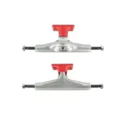 Tensor Skateboard Trucks Mag Light 5.5" Reflect Silver Red Hollow 8.25" Axles