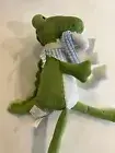 Pottery Barn Kids Alligator Anchor Plush & Rattle Set