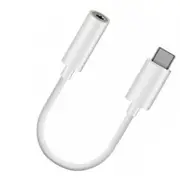 Usb Type C To 3.5Mm Audio Connector Adapter White Cables & Adapters