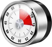 Kitchen Timer Visual Timer for Kids Egg Timer Visual Timer for Classroom Kids Timer Mechanical Timers with Magnet for Kitchen Cooking,Baking,Oven and Time Management (White)