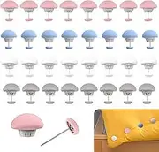 Duvet Holders, Pack of 30 Duvets Clips, Plastic Duvet Clips, Non-Slip Duvet Cover Clip, Round Duvet Cover Clips for Bed Sheet, Quilt, Socks, Mattresses